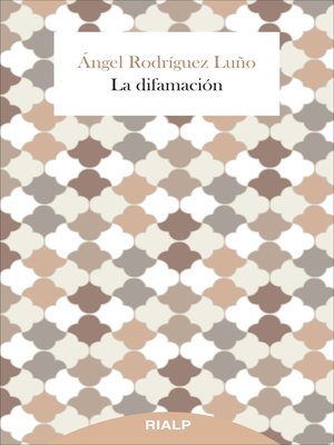 cover image of La difamación